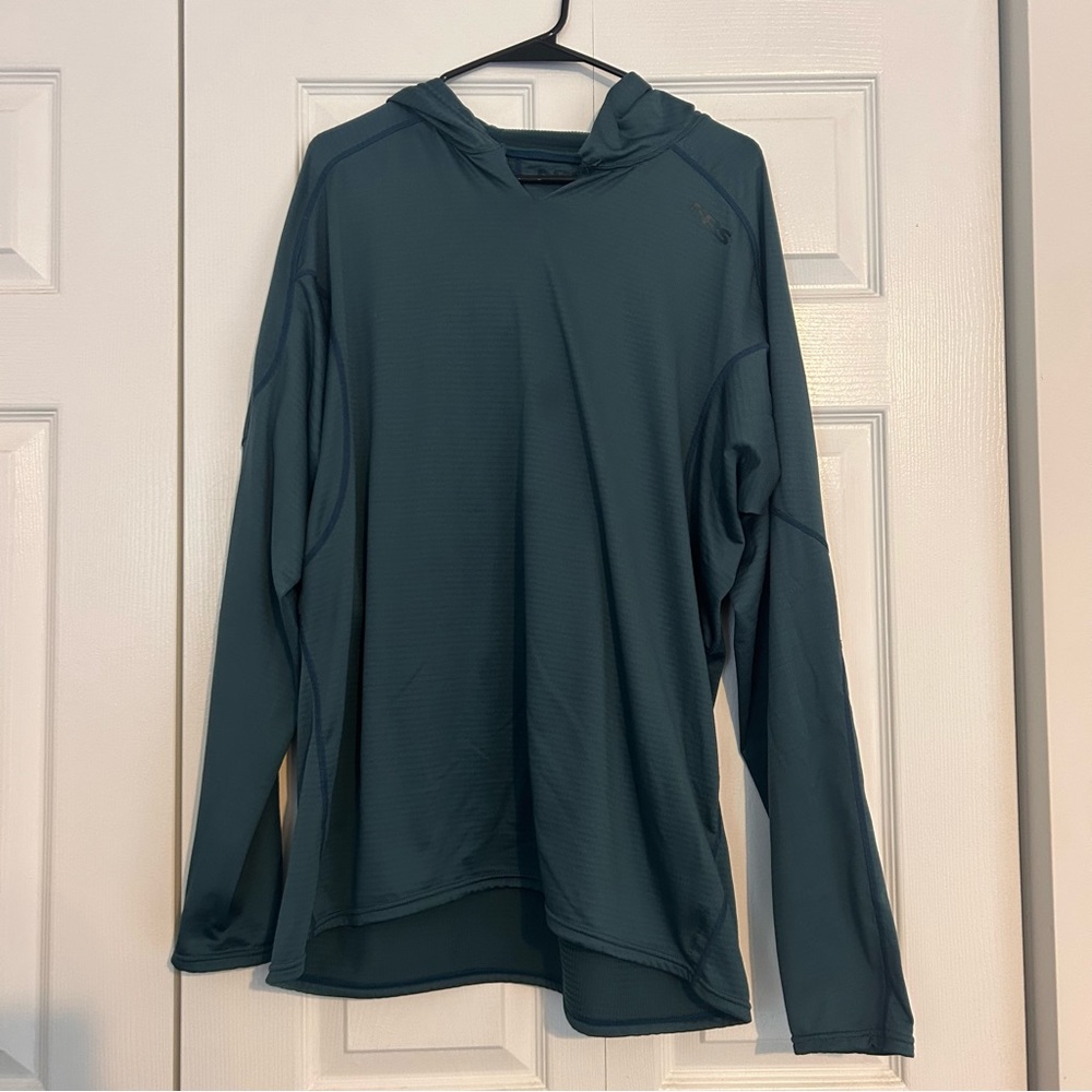 Teal Long Sleeve Light SPF Hoodie